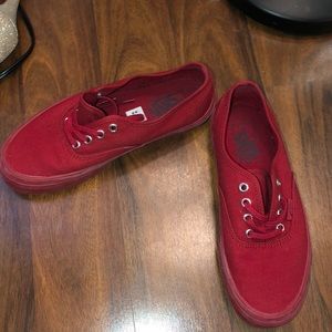 all red vans!